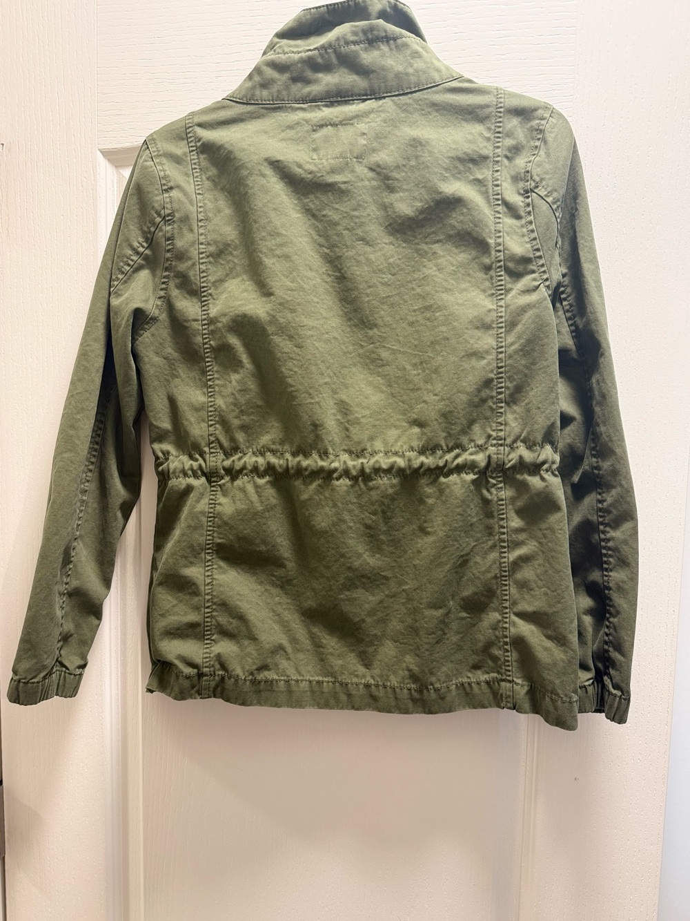 Old Navy Olive Green Drawstring Utility Jacket - Picture 4 of 5